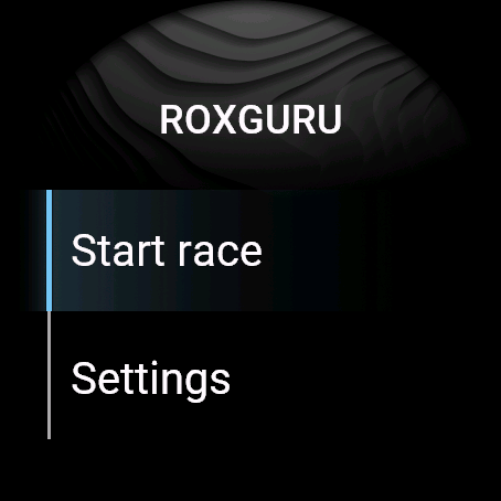 Roxguru start screen